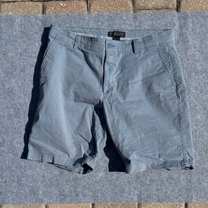 The Men's Store Slate Gray Flat Front Shorts